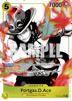 Portgas.D.Ace (ST13-011) (V.2) ST-13 Alternate Art Boosterfrisch Englisch