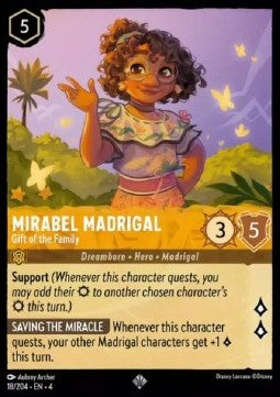 Mirabel Madrigal - Gabe der Familie 4URS-18 Super Rare Excellent Deutsch