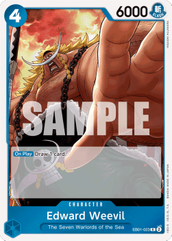 Edward Weevil (EB01-023) EB01 Rare Light Played Englisch