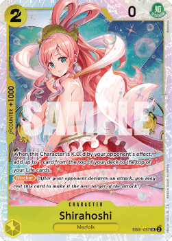 Shirahoshi (EB01-057) (V.1) EB01 Super Rare Excellent Englisch