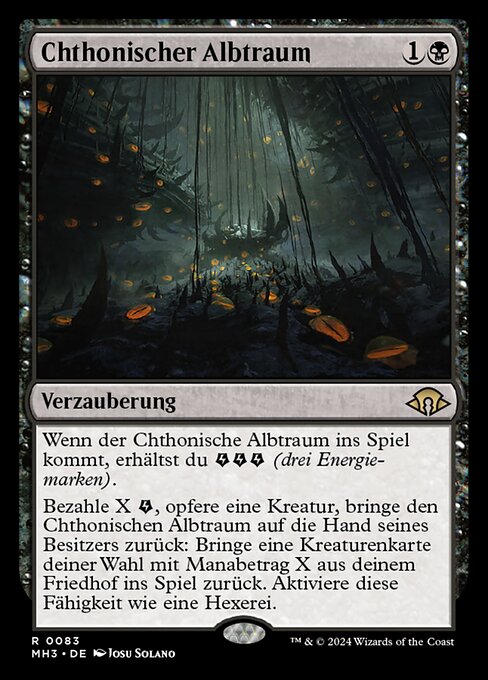 Chthonischer Albtraum MH3-83 Rare Near Mint Deutsch Foil