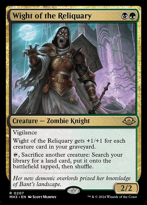 Wight of the Reliquary MH3-207 Rare Near Mint Englisch