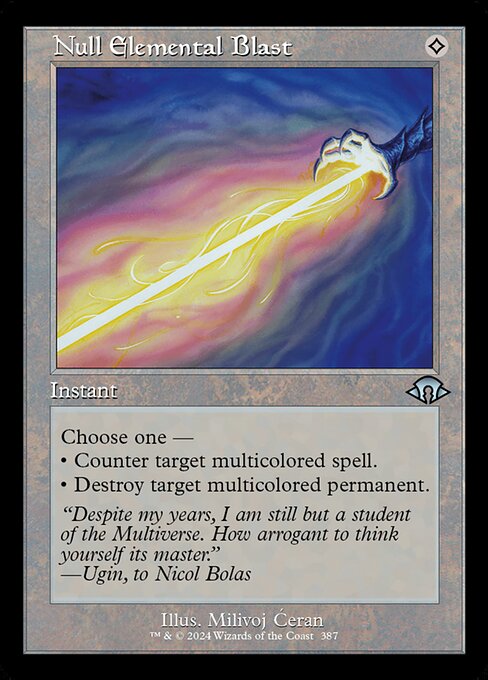 Null Elemental Blast XMH3-387 Uncommon Near Mint Englisch Foil