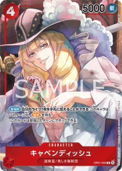 Cavendish (OP01-008) (V.2) OP01-JP Alternate Art Near Mint Japanisch