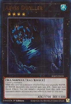 Abyss-Bewohner (V.2) RA02-033 Ultra Rare Light Played Deutsch 1. Auflage
