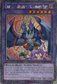 Garura, Wings of Resonant Life (V.4) RA02-EN024 Platinum Secret Rare Excellent Englisch 1. Auflage