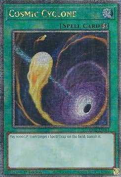 Kosmoszyklon (V.5) RA02-061 Quarter Century Secret Rare Good Deutsch 1. Auflage