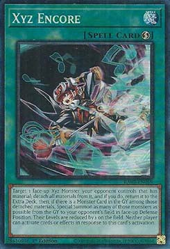 Xyz Encore RA02-059 Collectors Rare Near Mint Englisch 1. Auflage