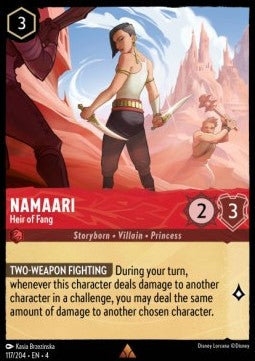 Namaari - Erbin von Fang 4URS-117 Rare Near Mint Deutsch