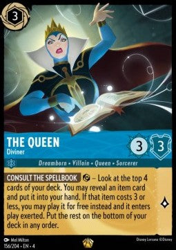 Die Königin - Wahrsagerin (V.1) 4URS-156 Legendary Near Mint Deutsch Foil
