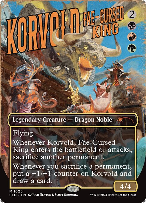 Korvold, Fae-Cursed King SLDSP4-1625 Mythic Excellent Englisch Foil