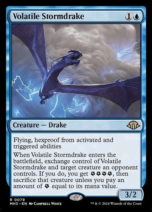 Volatile Stormdrake MH3-79 Rare Near Mint Englisch Foil