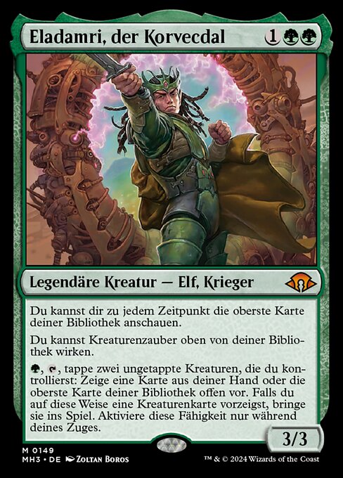 Eladamri, der Korvecdal MH3-149 Mythic Near Mint Deutsch