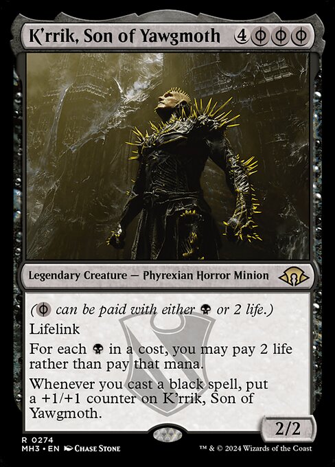 K'rrik, Sohn des Yawgmoth MH3-274 Rare Boosterfrisch Englisch