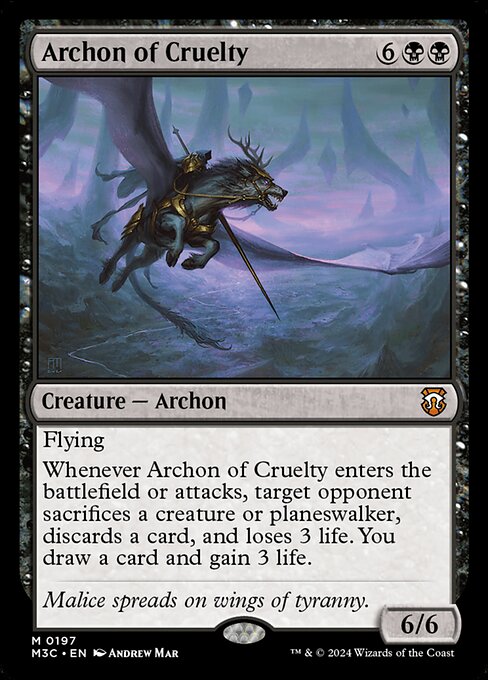 Archon of Cruelty M3C-197 Mythic Near Mint Englisch