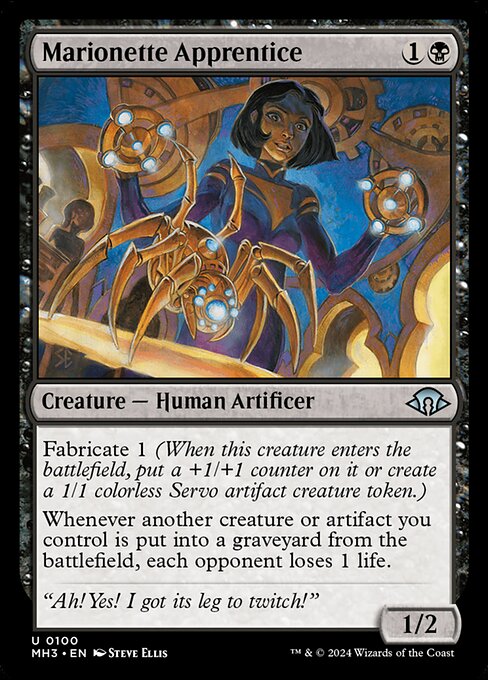 Marionette Apprentice MH3-100 Uncommon Near Mint Englisch Foil