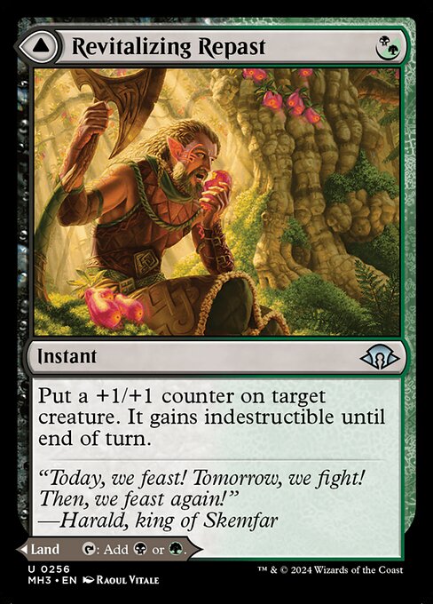 Revitalizing Repast // Old-Growth Grove MH3-256 Uncommon Boosterfrisch Englisch Foil