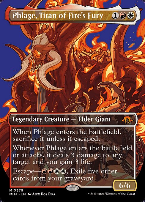 Phlage, Titan des Feuerzorns (V.1) XMH3-379 Mythic Near Mint Englisch Foil
