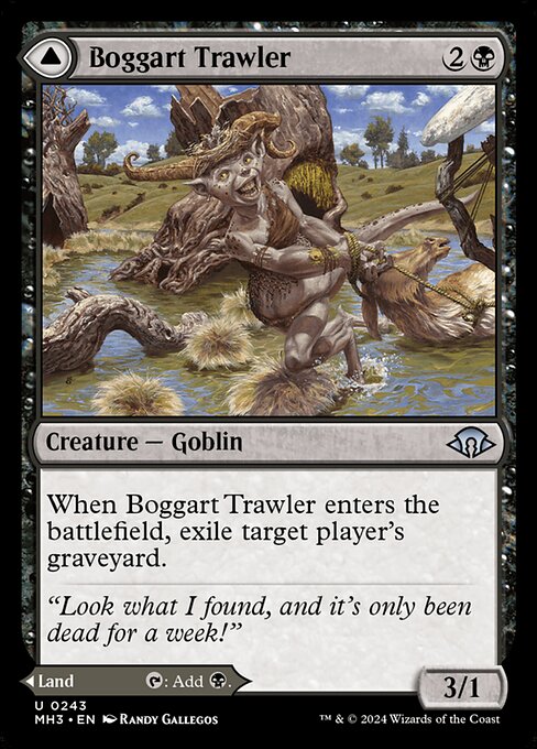 Boggart Trawler // Boggart Bog MH3-243 Uncommon Boosterfrisch Englisch