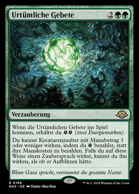 Urtümliche Gebete MH3-166 Rare Near Mint Deutsch