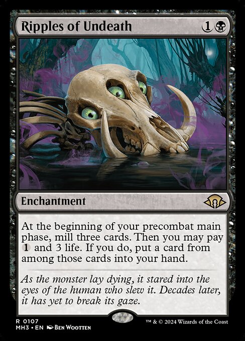 Ripples of Undeath MH3-107 Rare Boosterfrisch Englisch Foil
