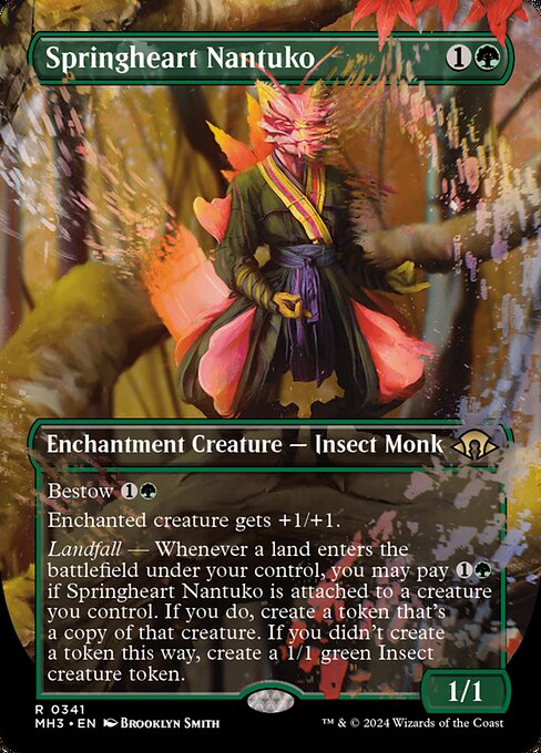 Springheart Nantuko XMH3-341 Rare Near Mint Englisch Foil