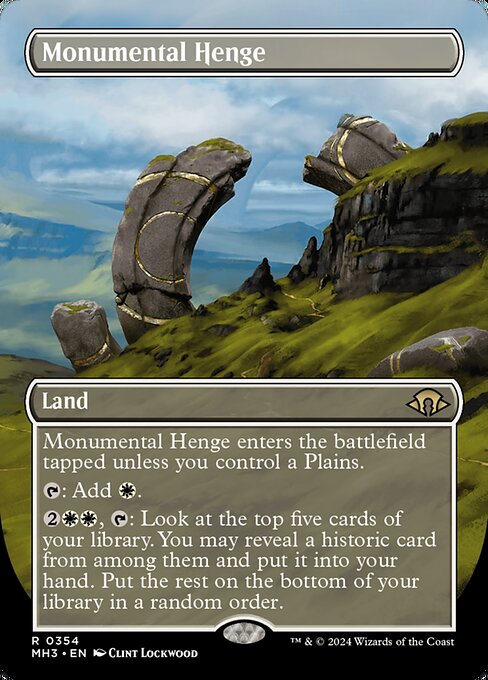 Monumental Henge XMH3-354 Rare Near Mint Englisch