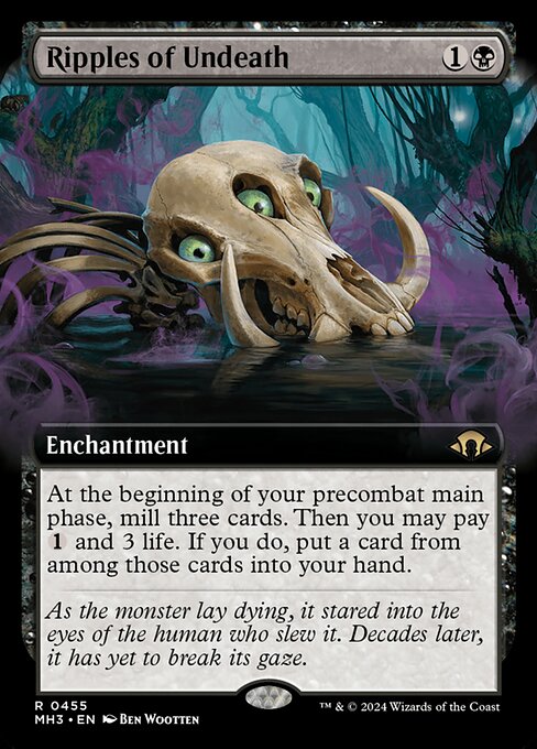 Ripples of Undeath XMH3-455 Rare Near Mint Englisch Foil