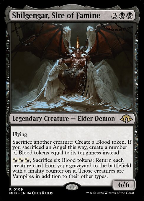 Shilgengar, Sire of Famine MH3-109 Rare Near Mint Englisch