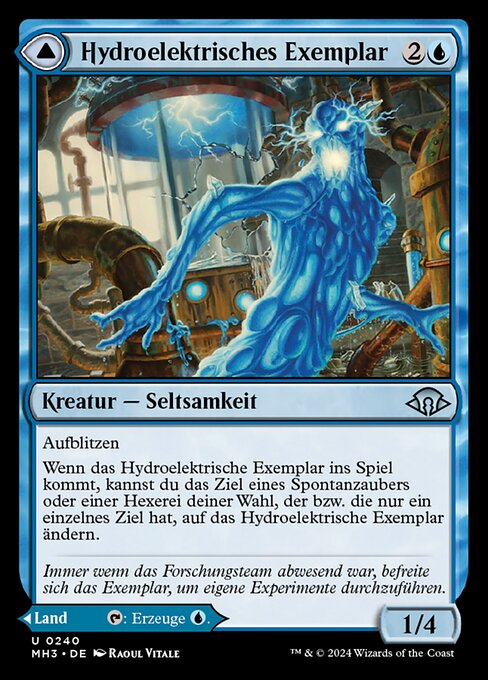 Hydroelektrisches Exemplar // Hydroelektrisches Labor MH3-240 Uncommon Near Mint Deutsch