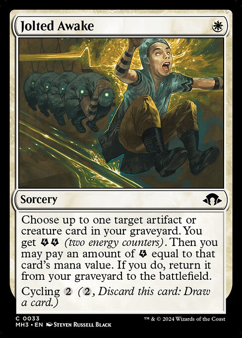 Jolted Awake MH3-33 Common Near Mint Englisch Foil