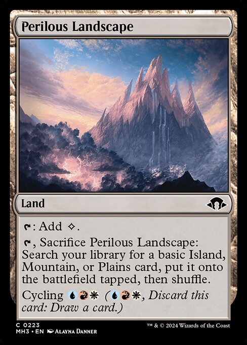 Perilous Landscape MH3-223 Common Near Mint Englisch Foil