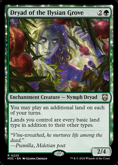 Dryad of the Ilysian Grove M3C-225 Rare Excellent Englisch
