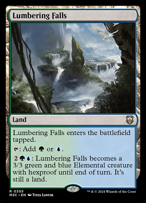 Lumbering Falls M3C-355 Rare Near Mint Englisch