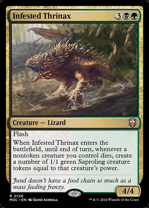 Infested Thrinax M3C-126 Rare Near Mint Englisch