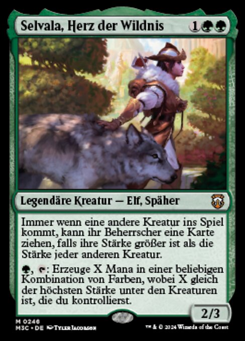 Selvala, Herz der Wildnis M3C-246 Mythic Near Mint Deutsch