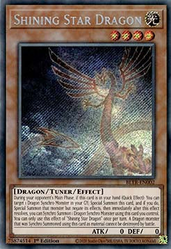 Shining Star Dragon BLTR-002 Secret Rare Near Mint Englisch 1. Auflage