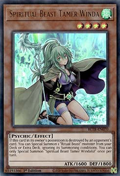 Geistungeheuer-Avatar-Zähmerin Winda BLTR-070 Ultra Rare Excellent Deutsch 1. Auflage