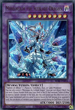 Spiegeljade der Eisklingen-Drache BLTR-114 Ultra Rare Near Mint Deutsch 1. Auflage