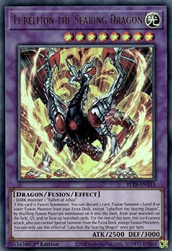 Lubellion der sengende Drache (V.1) BLTR-115 Ultra Rare Excellent Deutsch 1. Auflage