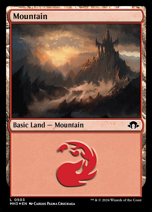 Mountain (V.1) XMH3-503 Land Near Mint Englisch Foil