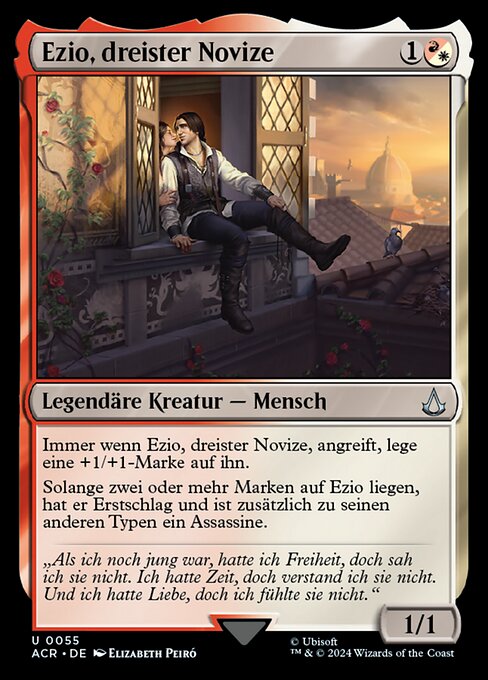 Ezio, dreister Novize ACR-55 Uncommon Near Mint Deutsch