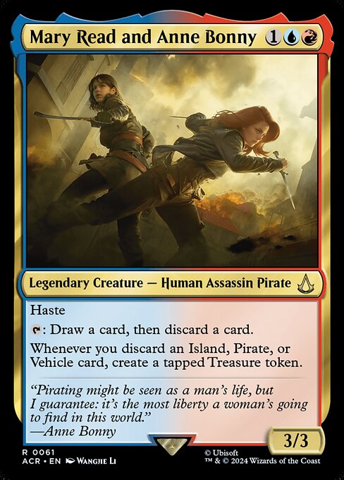Mary Read and Anne Bonny ACR-61 Rare Excellent Englisch