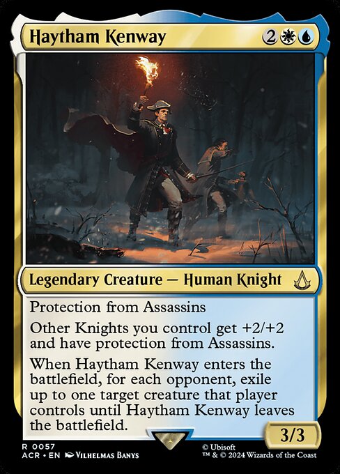 Haytham Kenway ACR-57 Rare Near Mint Englisch Foil