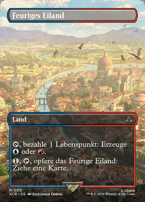 Feuriges Eiland ACR-112 Rare Near Mint Deutsch