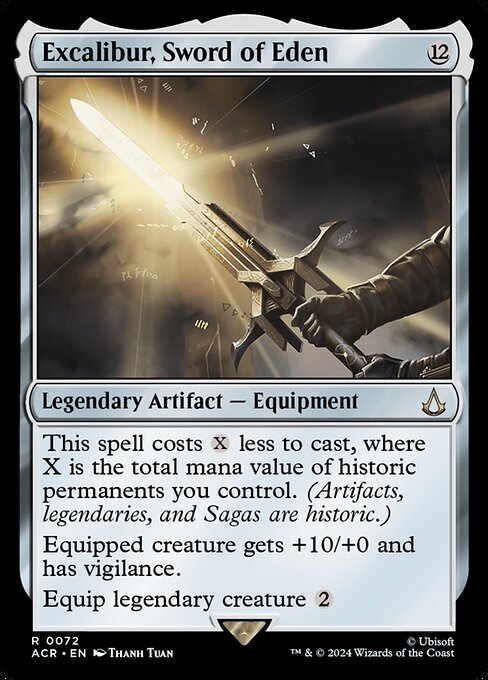 Excalibur, Sword of Eden ACR-72 Rare Near Mint Englisch Foil