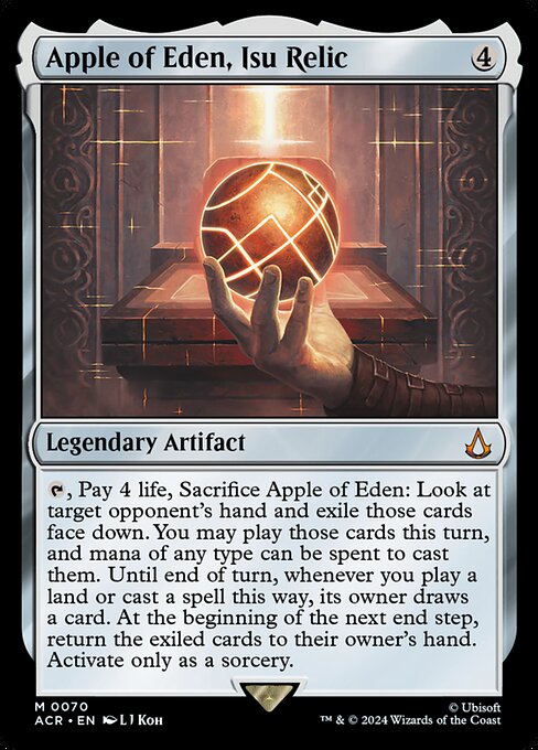 Apple of Eden, Isu Relic ACR-70 Mythic Near Mint Englisch Foil