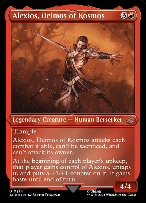 Alexios, Deimos of Kosmos XACR-214 Uncommon Near Mint Englisch Foil