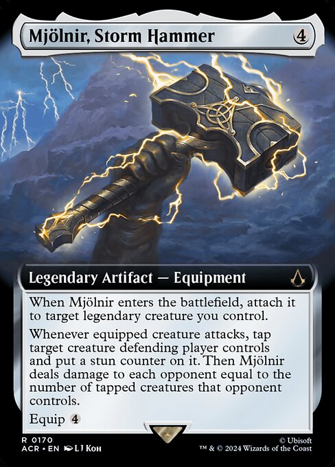 Mjölnir, Storm Hammer XACR-170 Rare Near Mint Englisch Foil