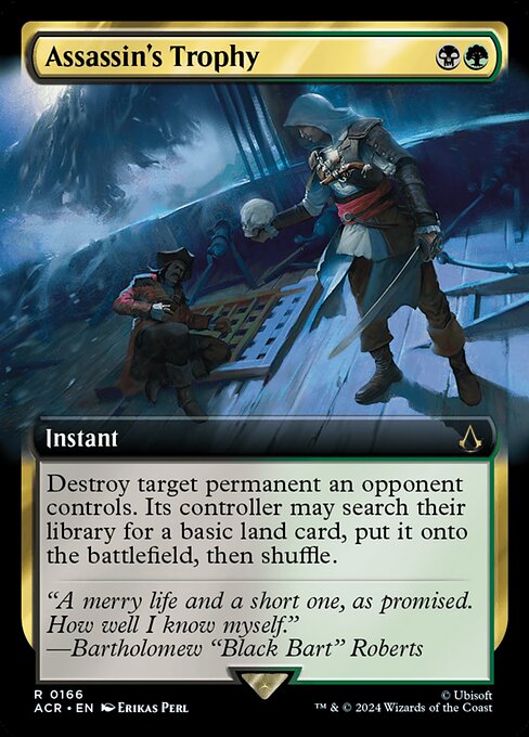 Assassin's Trophy XACR-166 Rare Near Mint Englisch Foil